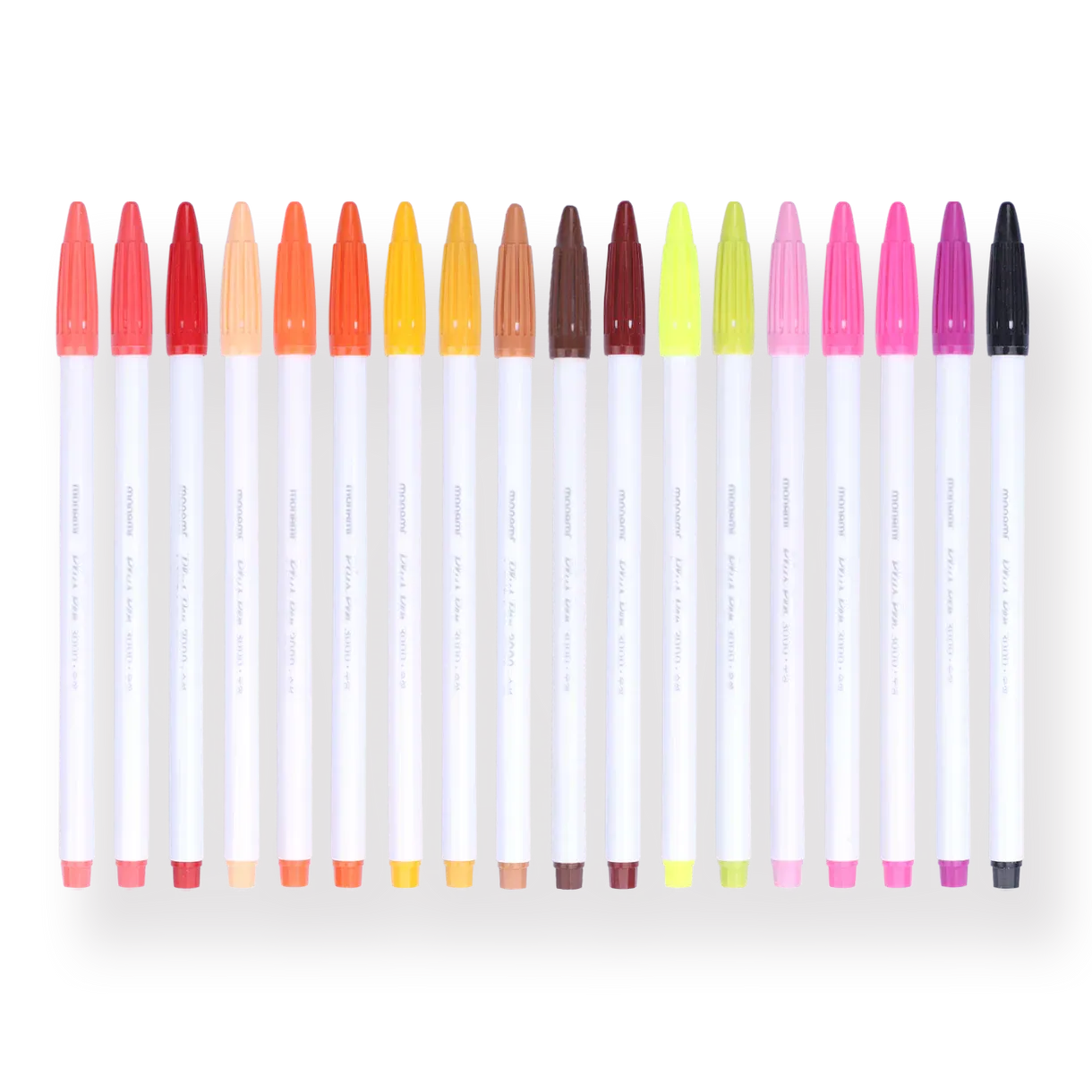 Monami Plus  Pen 3000 - 36 Colors Set - Cylindrical Pack