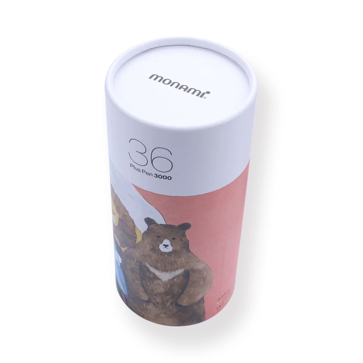 Monami Plus  Pen 3000 - 36 Colors Set - Cylindrical Pack