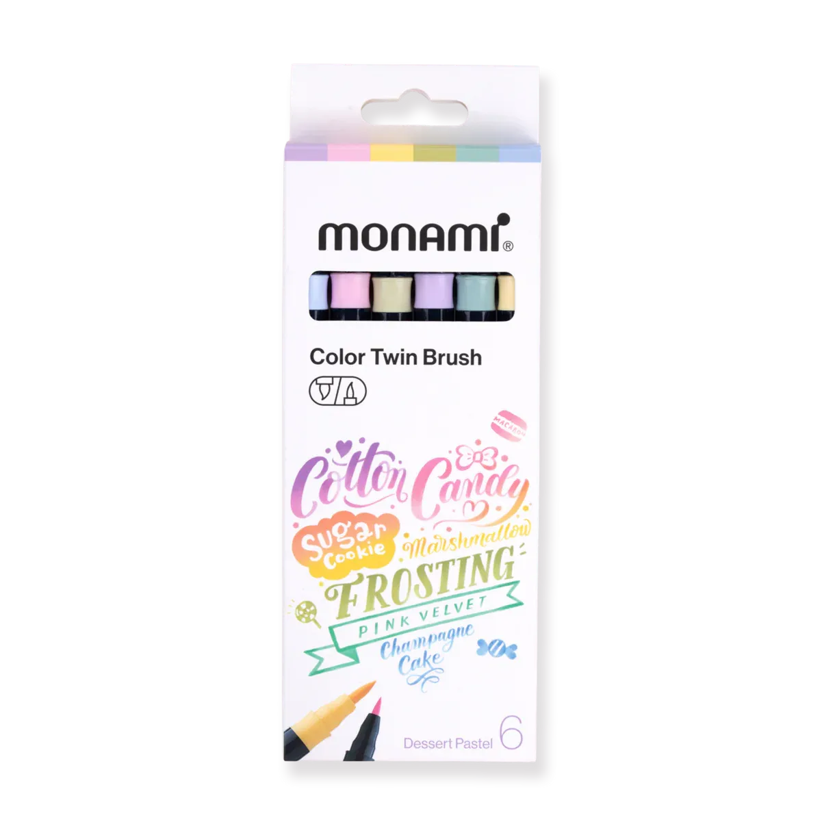 Monami Color Twin Brush 