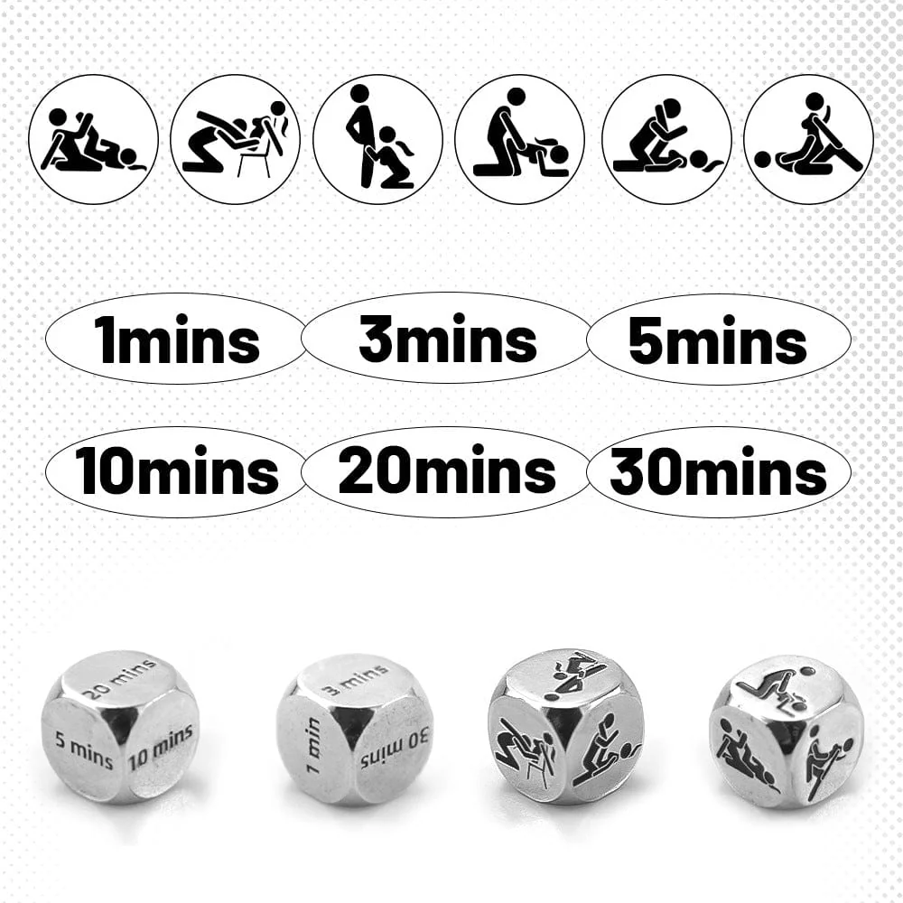 Animisttoy-Couple Flirting Sex Positions Time Roll Dice Sex Accessories
