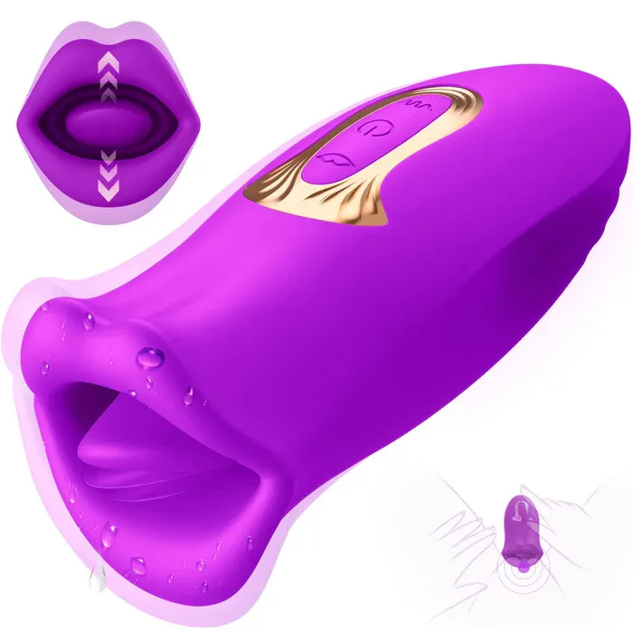 Animisttoy-Rose Muncher 10 Biting & 10 Vibrating Modes Stimulate Nipple Clitoral Women Vibrator