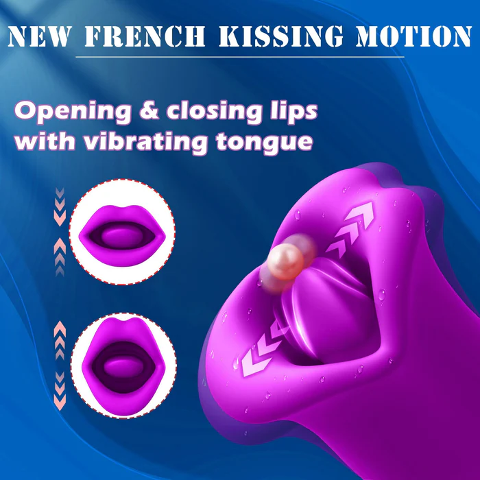 Animisttoy-Rose Muncher 10 Biting & 10 Vibrating Modes Stimulate Nipple Clitoral Women Vibrator