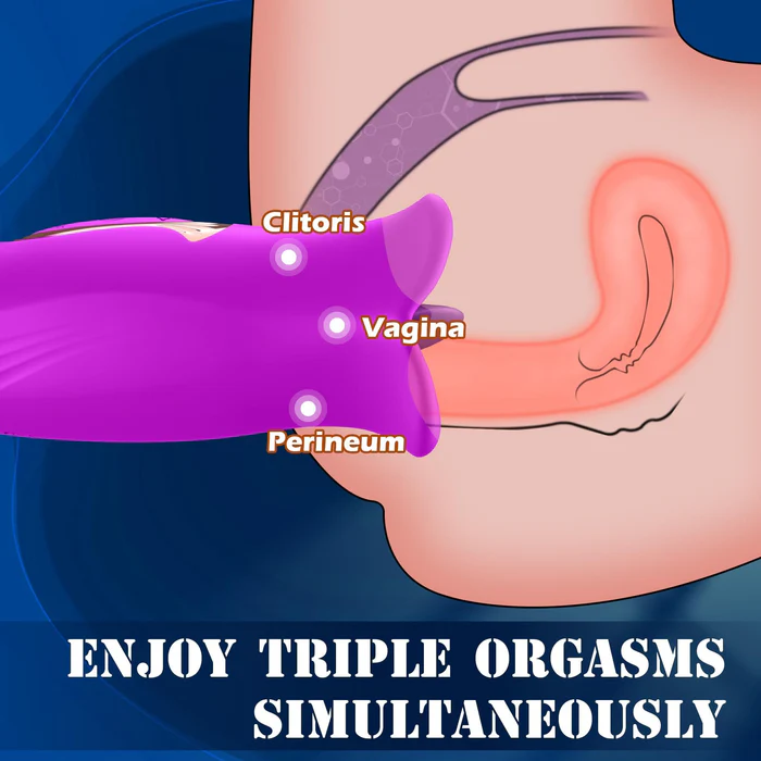 Animisttoy-Rose Muncher 10 Biting & 10 Vibrating Modes Stimulate Nipple Clitoral Women Vibrator