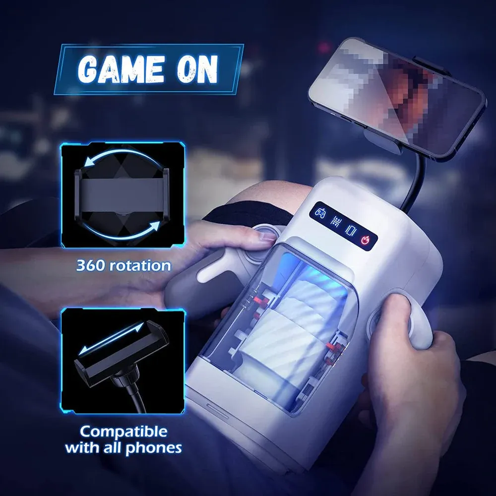 Animisttoy-Game Cup Telescopic Vibrating Heating Masturbator