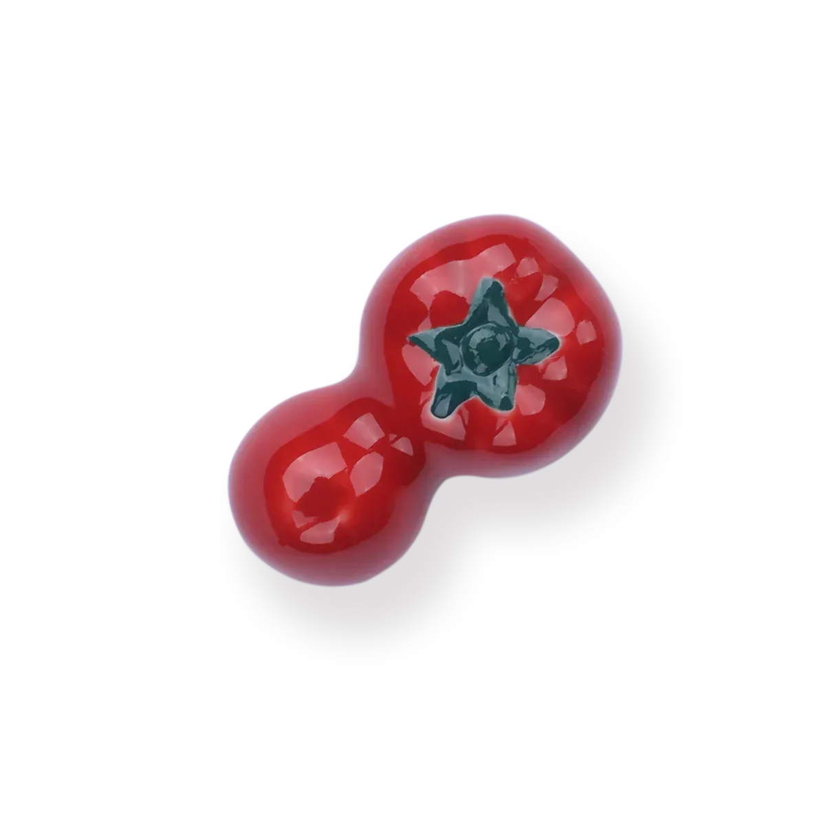 Tomato Ceramic Brush Rest