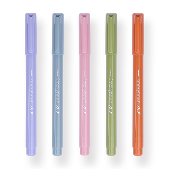  Zebra Smoky Brush Pen - Set of 5 - B