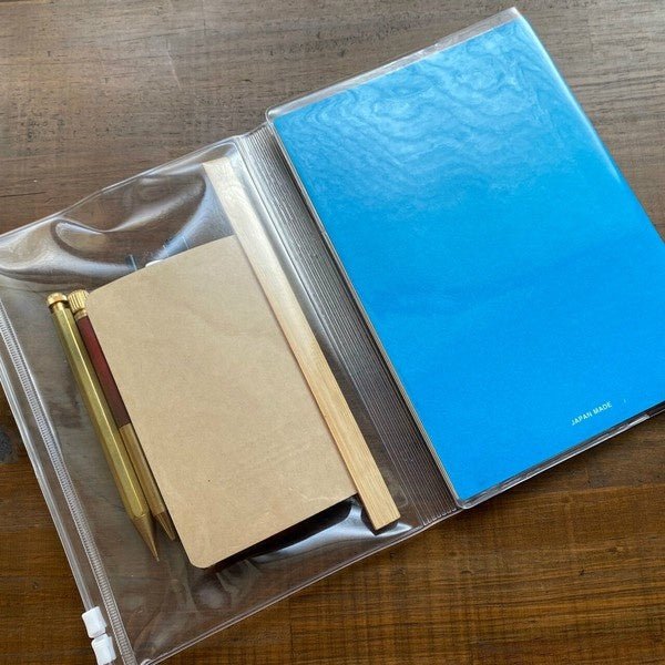 A5 Large - Capacity Skeleton Notebook Cover / nouto - bungu