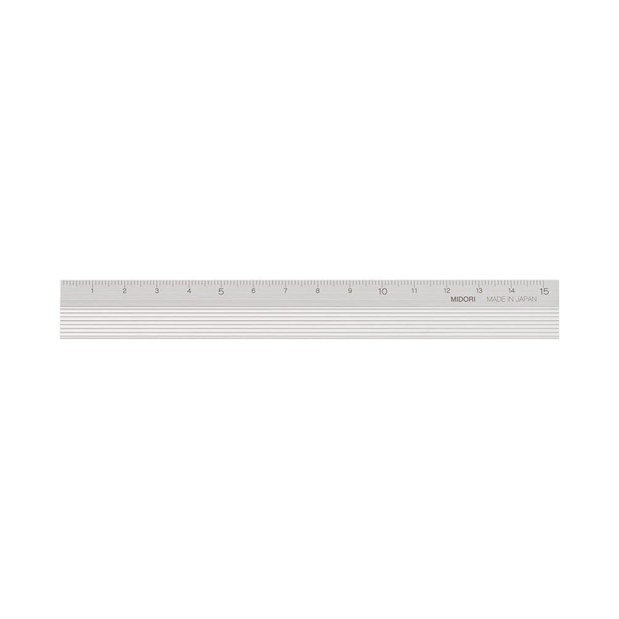 Aluminium Ruler 15cm / Midori DESIGNPHIL - bungu