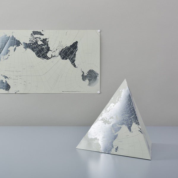 AuthaGraph World Map Platinum / Marumo Printing Stationery - bungu