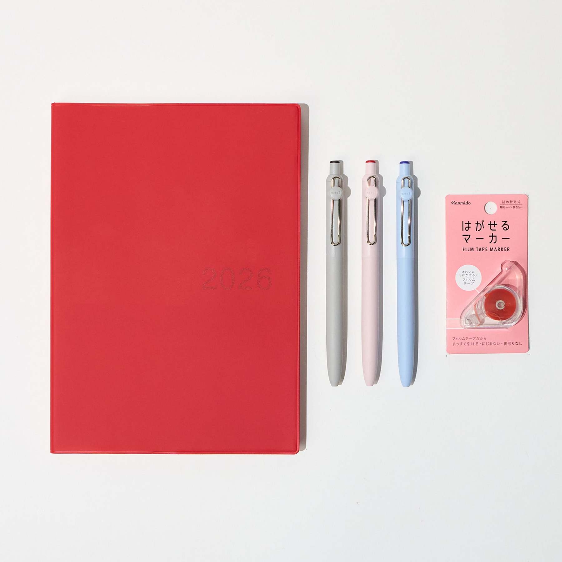Basic 2026 Planner Bundle – Red - bungu