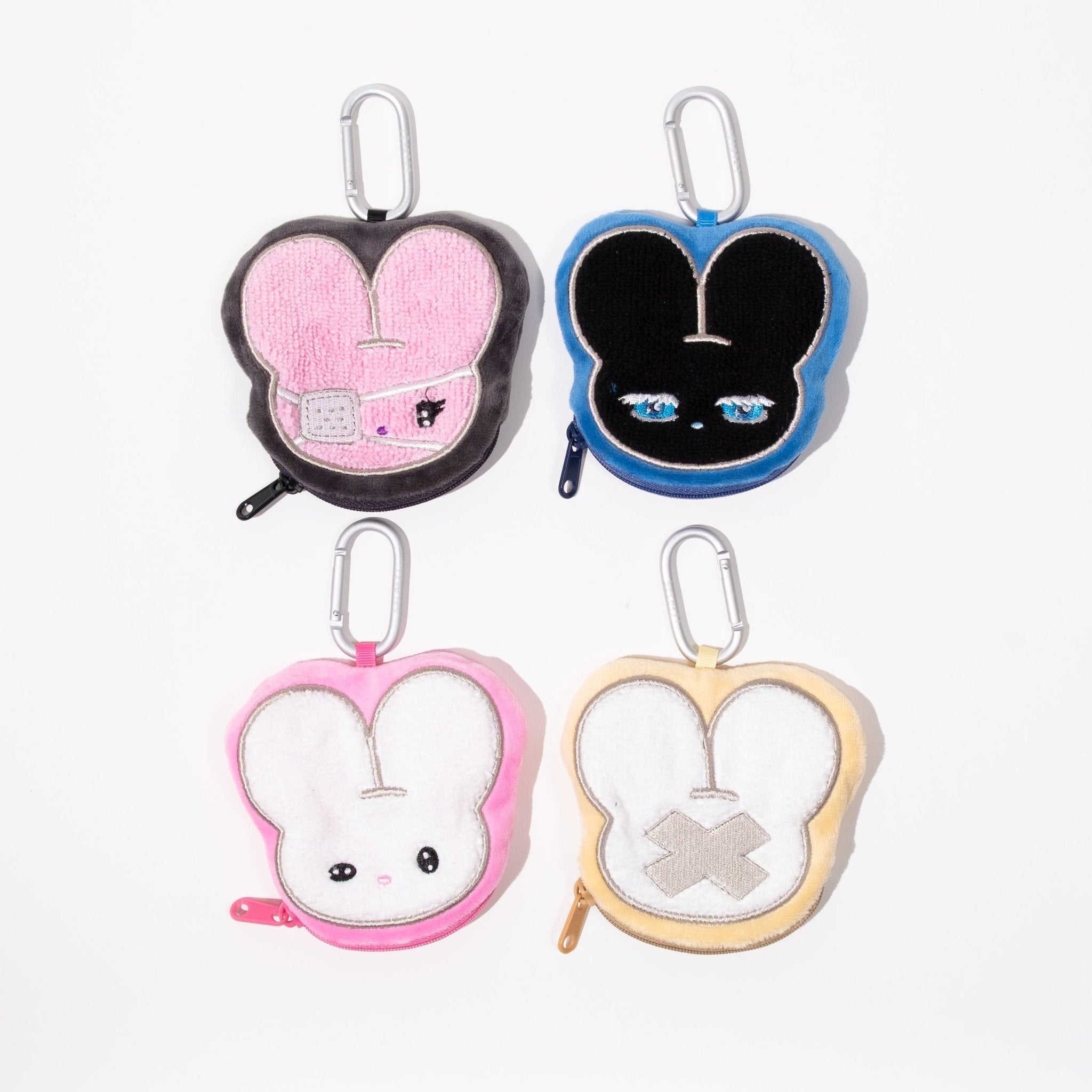 beco+81 Shirimimi Bunny Face Pouch Gacha Capsule - bungu