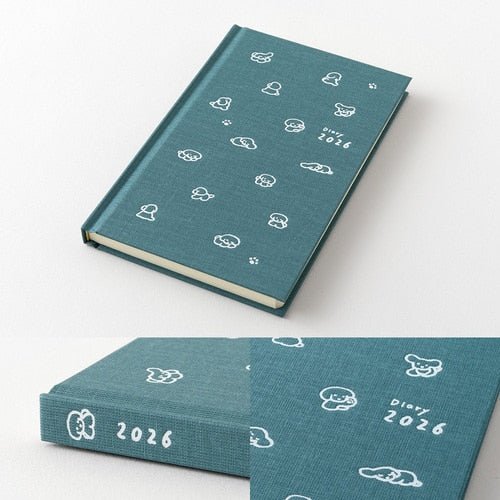 Book Style Diary Planner 2026 / Midori DESIGNPHIL - bungu