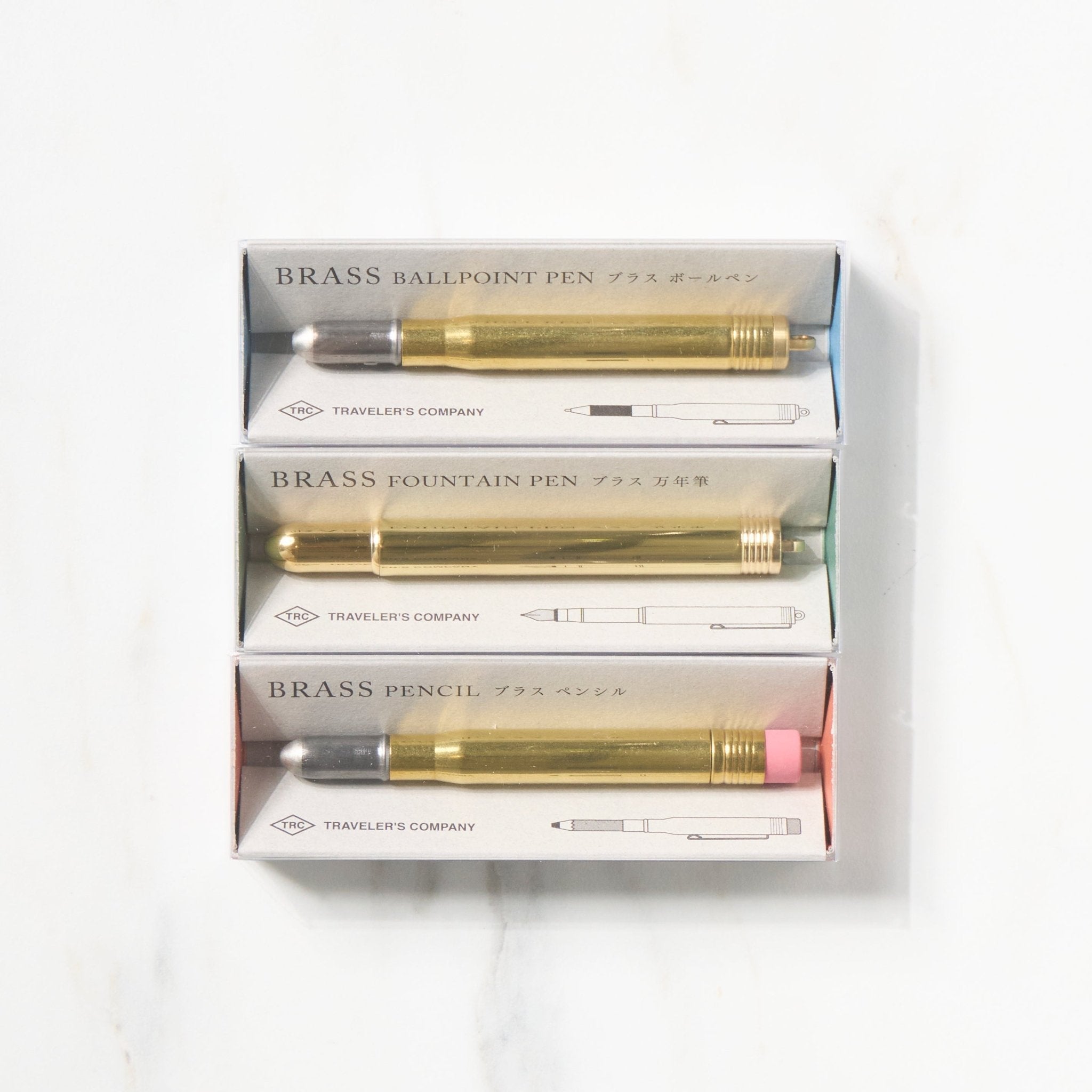 Brass Product Portable Writing Tools / TRC DESIGNFIL - bungu