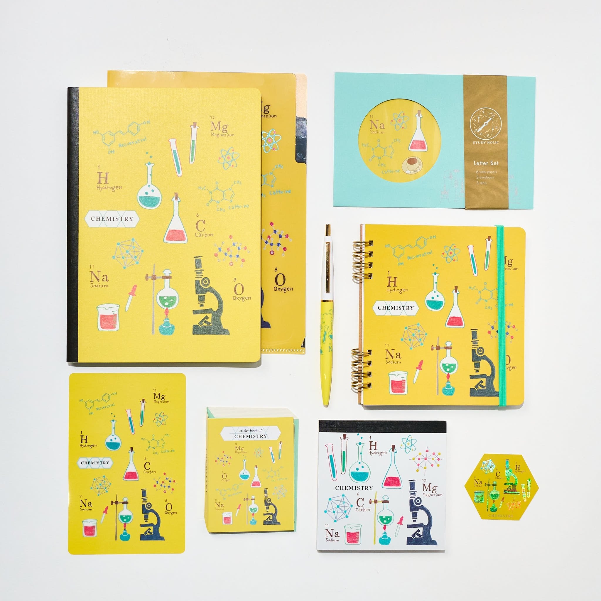 Chemistry - themed STUDY HOLIC Bundle / GreenFlash - bungu