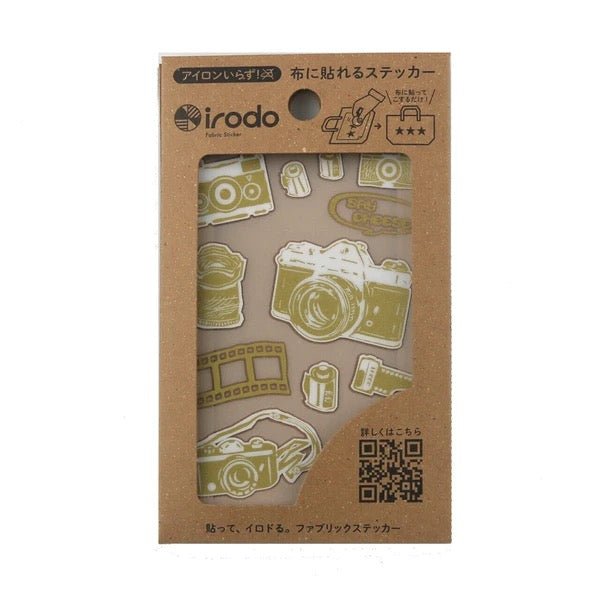 [CLEARANCE] Fabric Sticker Set Camera / irodo - bungu