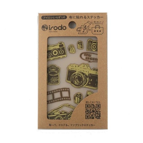 [CLEARANCE] Fabric Sticker Set Camera / irodo - bungu