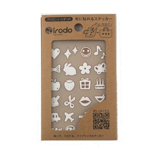 [CLEARANCE] Fabric Sticker Set Icons / irodo - bungu