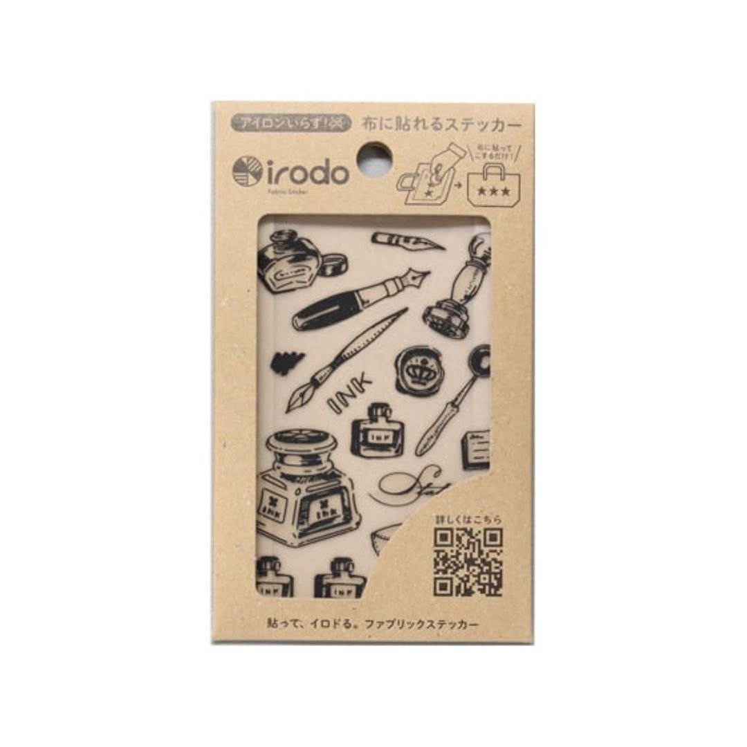 [CLEARANCE] Fabric Sticker Set Ink / irodo - bungu