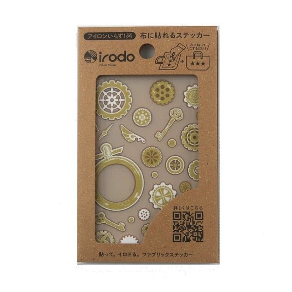 [CLEARANCE] Fabric Sticker Set Steampunk / irodo - bungu