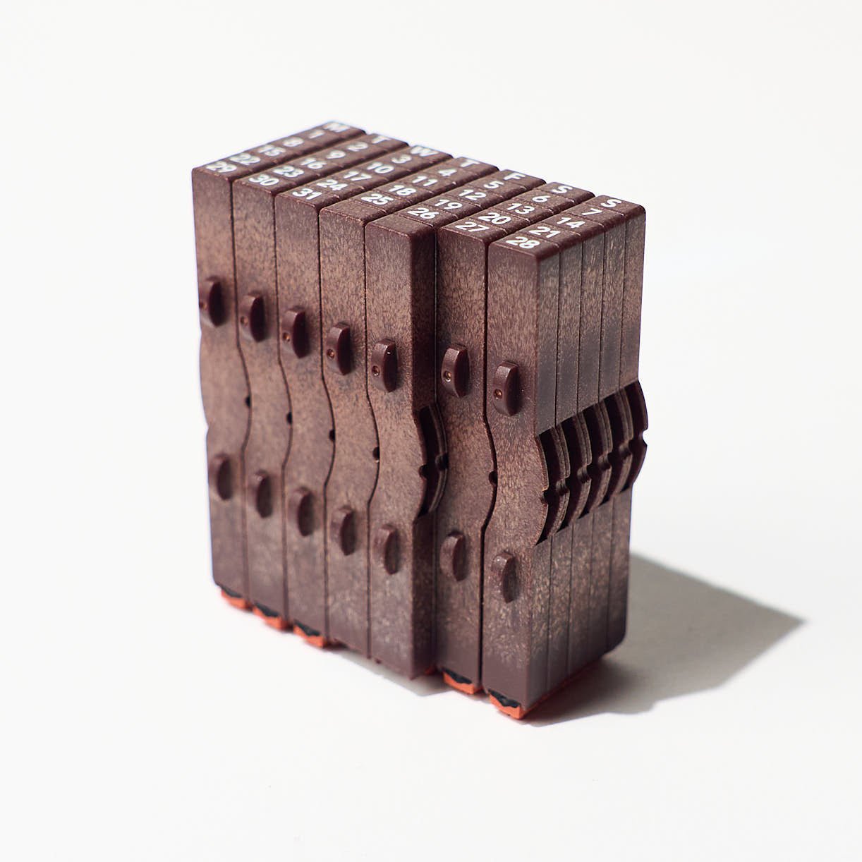 Connected Calendar Stamp / Shachihata - bungu
