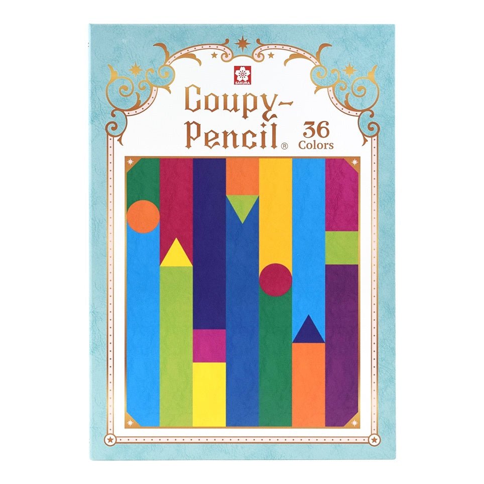 Coupy Pencil 36 - Color Set Book - Style Case / SAKURA - bungu