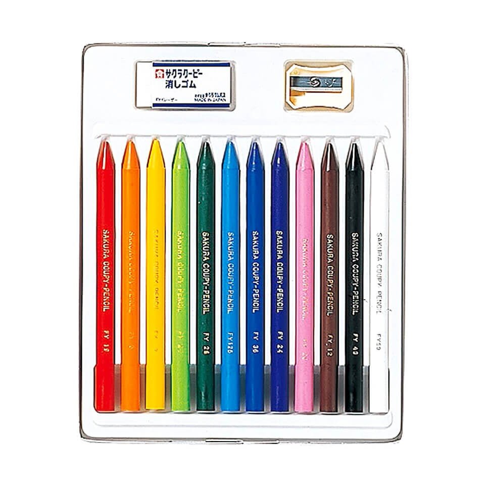 Coupy Pencil Colored Pencil Set / SAKURA - bungu