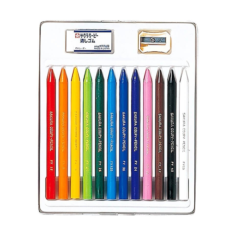 Coupy Pencil Colored Pencil Set / SAKURA - bungu