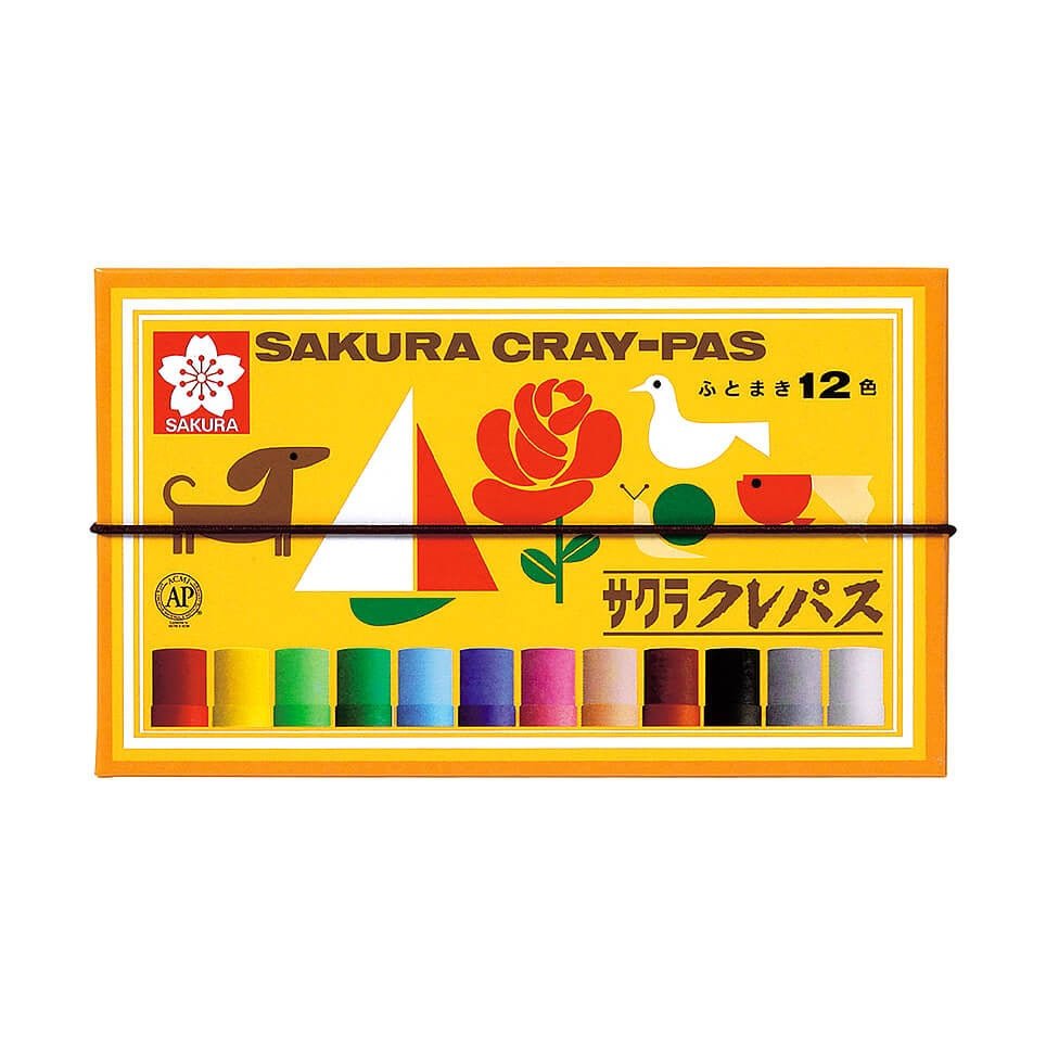 Crepas Large Roll Crayons / SAKURA - bungu