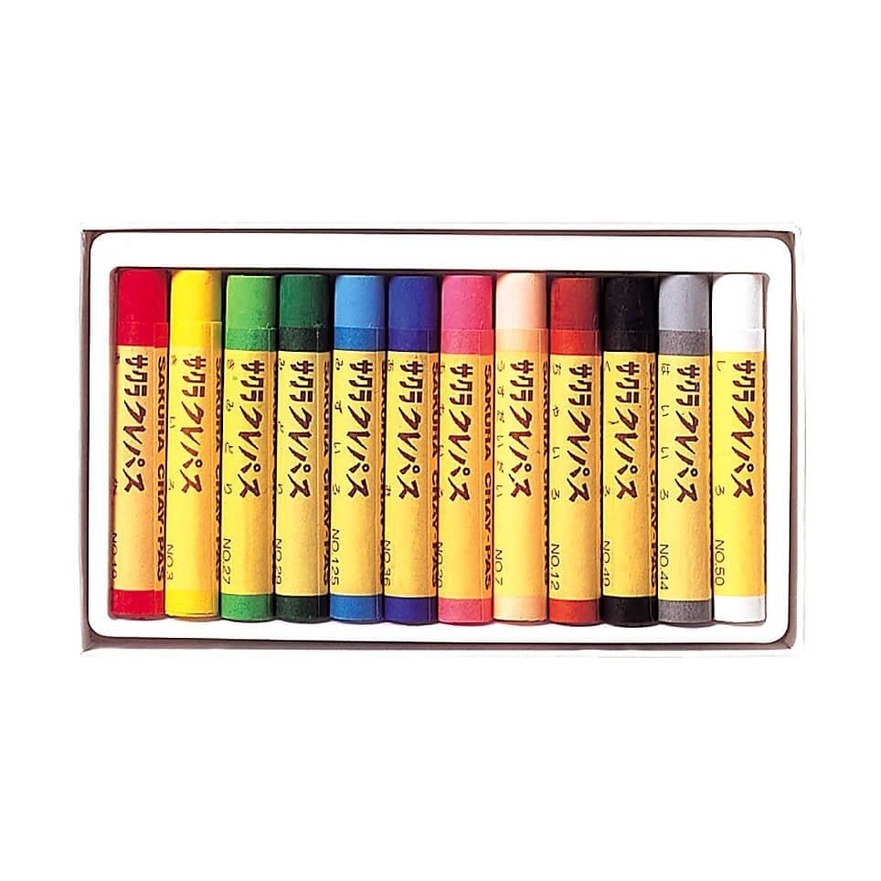 Crepas Large Roll Crayons / SAKURA - bungu