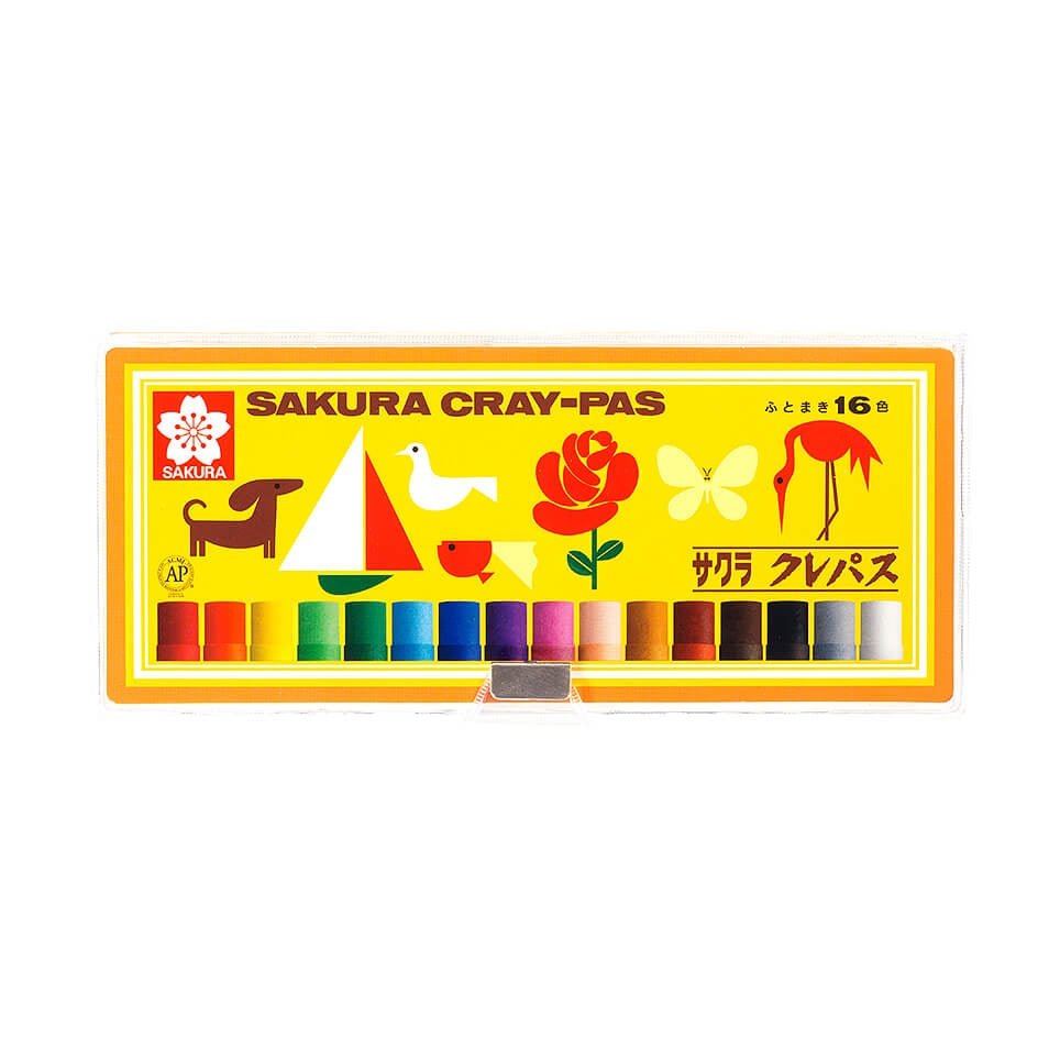 Crepas Large Roll Crayons / SAKURA - bungu