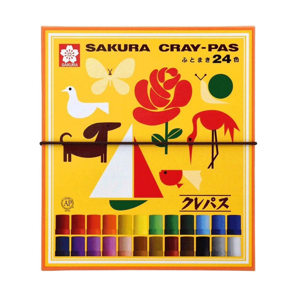 Crepas Large Roll Crayons / SAKURA - bungu