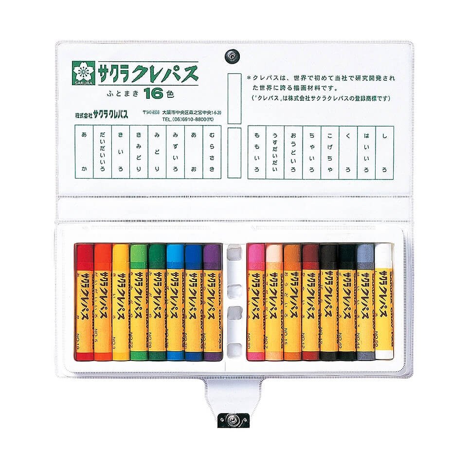 Crepas Large Roll Crayons / SAKURA - bungu