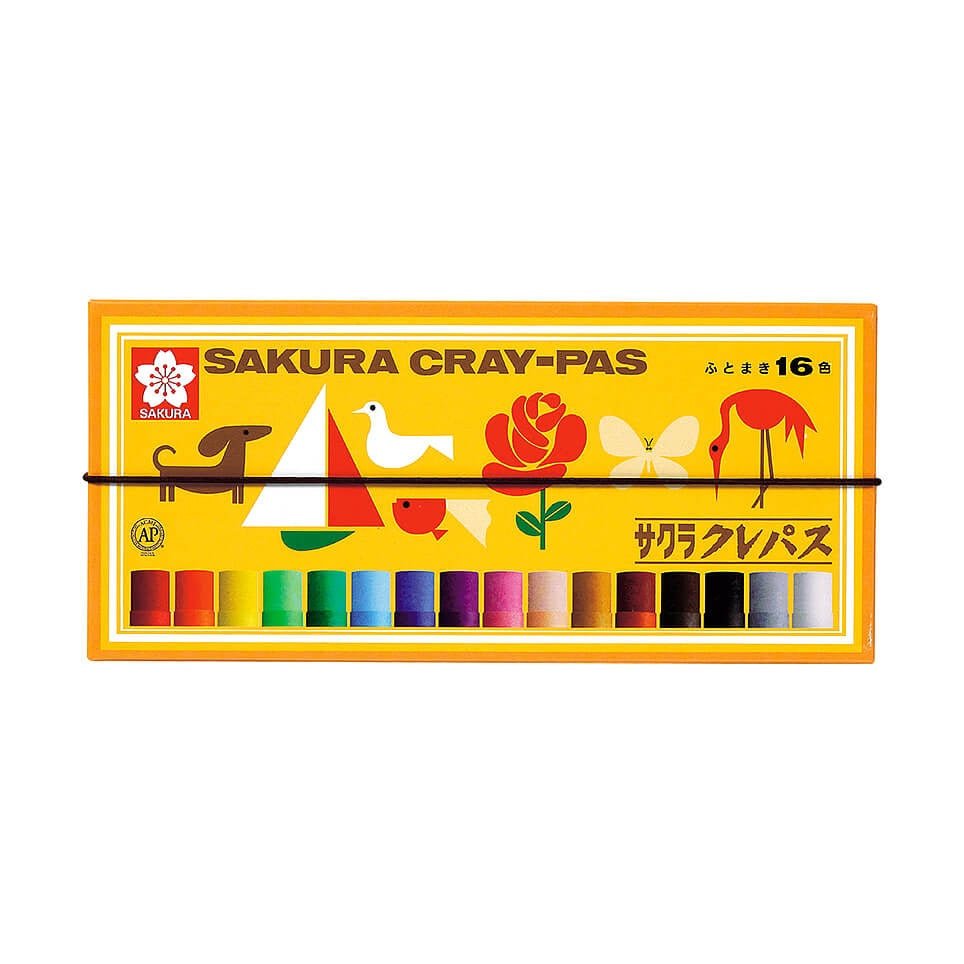 Crepas Large Roll Crayons / SAKURA - bungu
