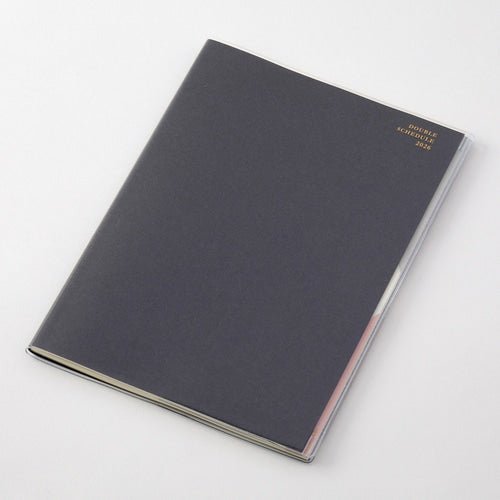 Double Schedule Planner 2026 / Midori DESIGNPHIL - bungu