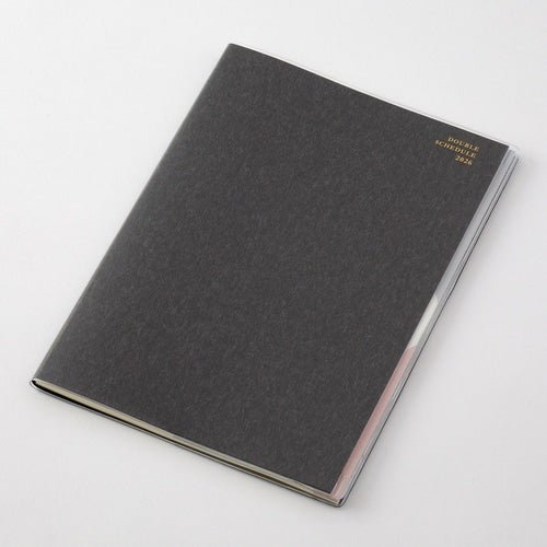 Double Schedule Planner 2026 / Midori DESIGNPHIL - bungu