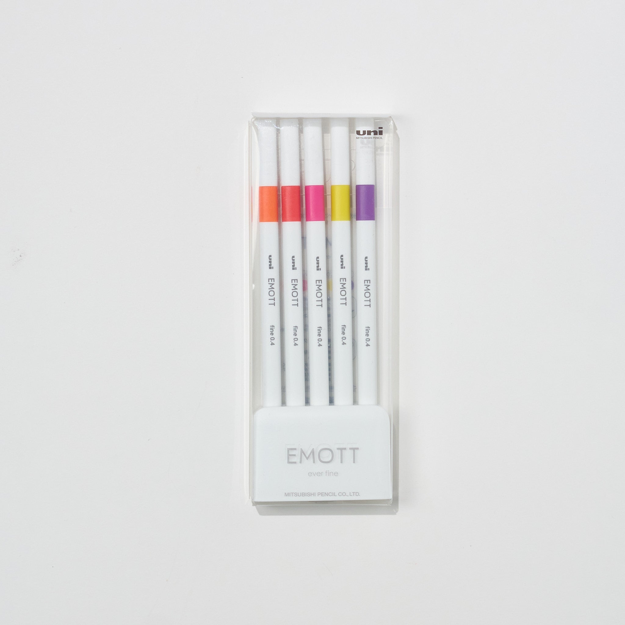 EMOTT Markers 5 Color Set / uni Mitsubishi Pencil - bungu