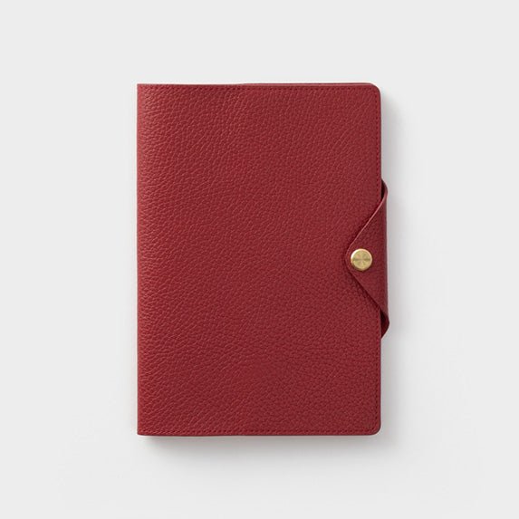 Flat Sketch B6 Slim Notebook & Planner Leather Cover / TOUCH & FLOW - bungu