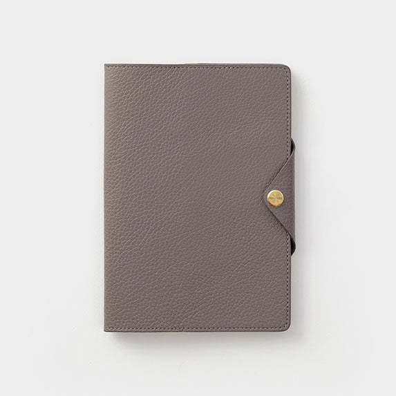 Flat Sketch B6 Slim Notebook & Planner Leather Cover / TOUCH & FLOW - bungu