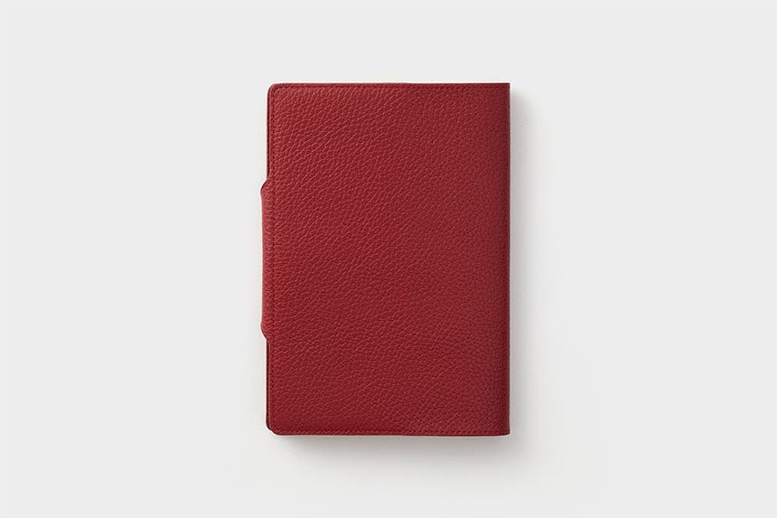 Flat Sketch B6 Slim Notebook & Planner Leather Cover / TOUCH & FLOW - bungu