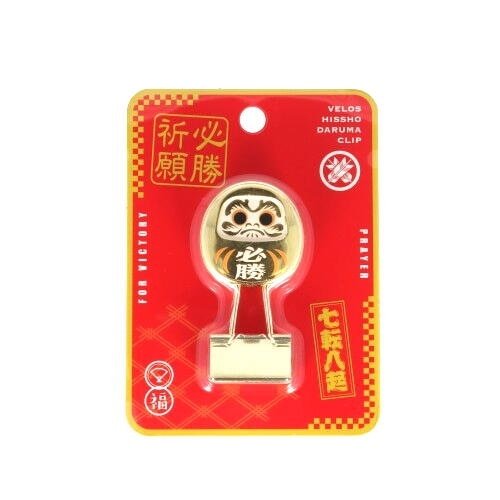 Gold Daruma Clip / Velos - bungu