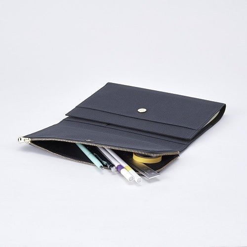 isshoni. Pen Case Attached Notebook Cover Canvas B6 / DAIGO - bungu