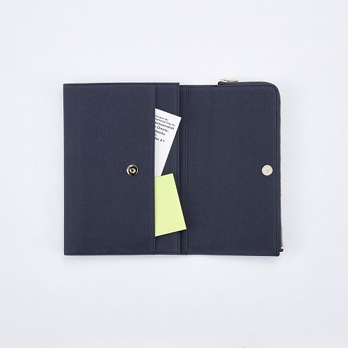 isshoni. Pen Case Attached Notebook Cover Canvas B6 / DAIGO - bungu
