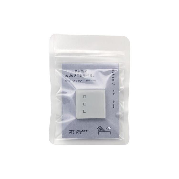 isshoni. Point Stamp Flat Self - Inking Stamp / DAIGO - bungu