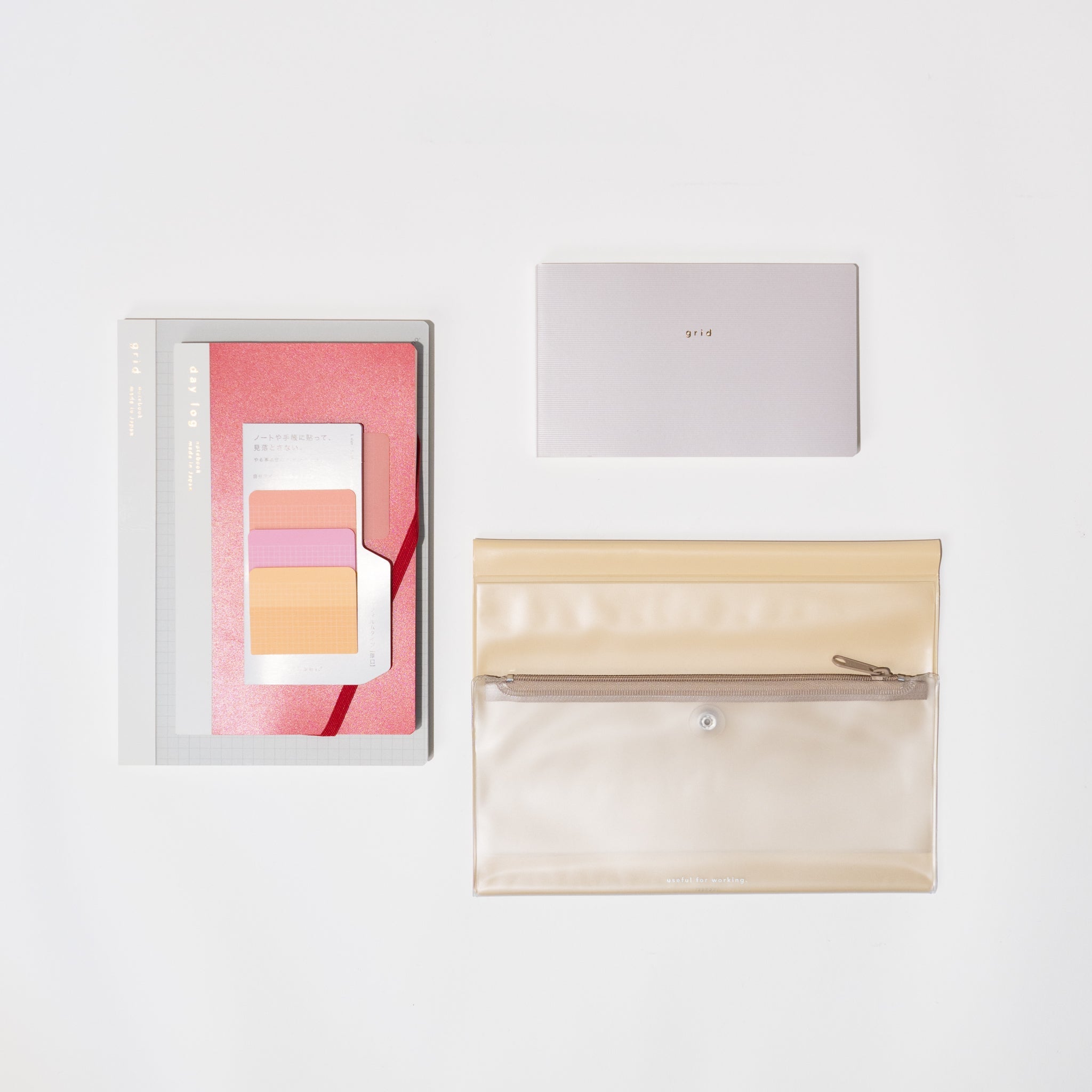 isshoni. Productivity Bundle: Beige - bungu