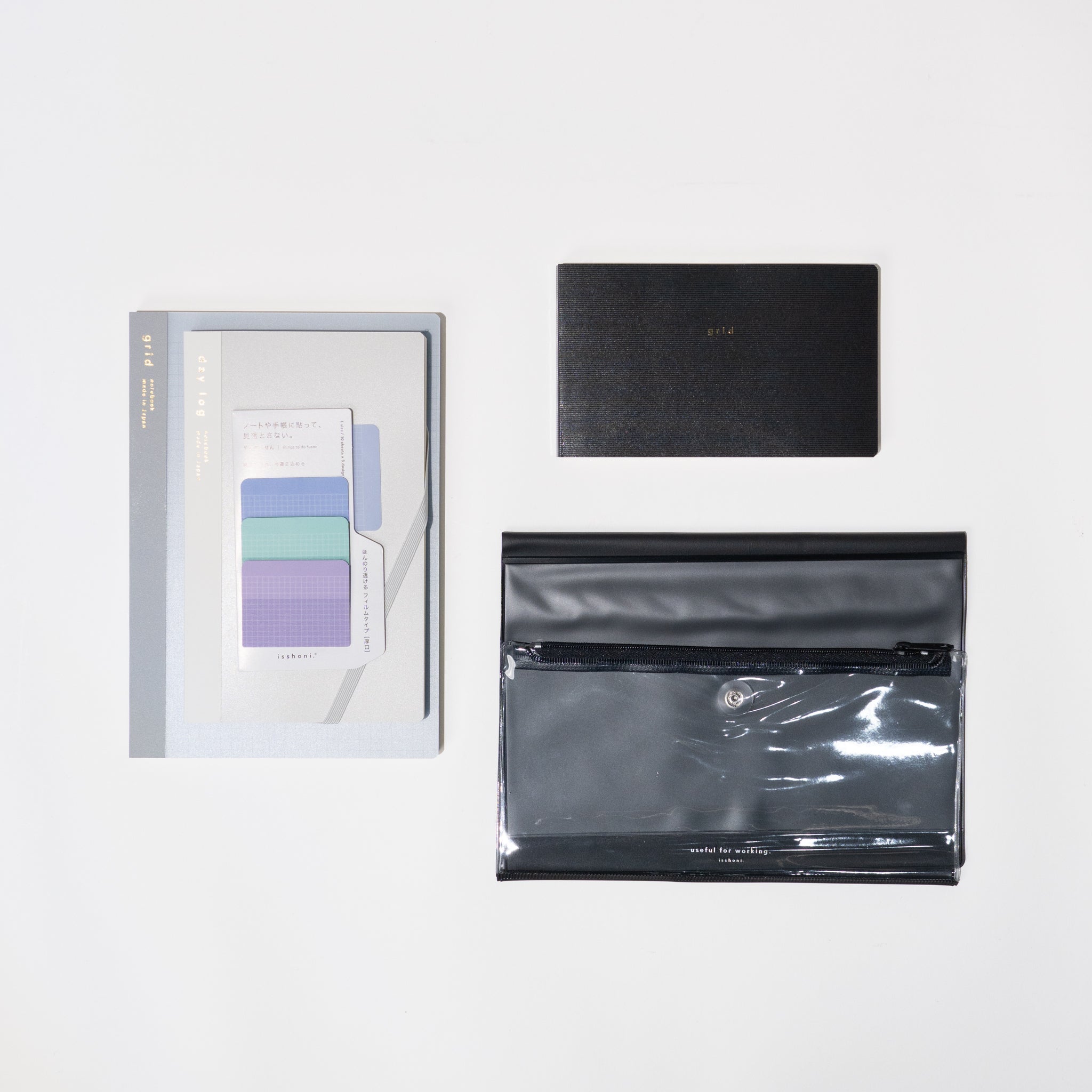 isshoni. Productivity Bundle: Black - bungu