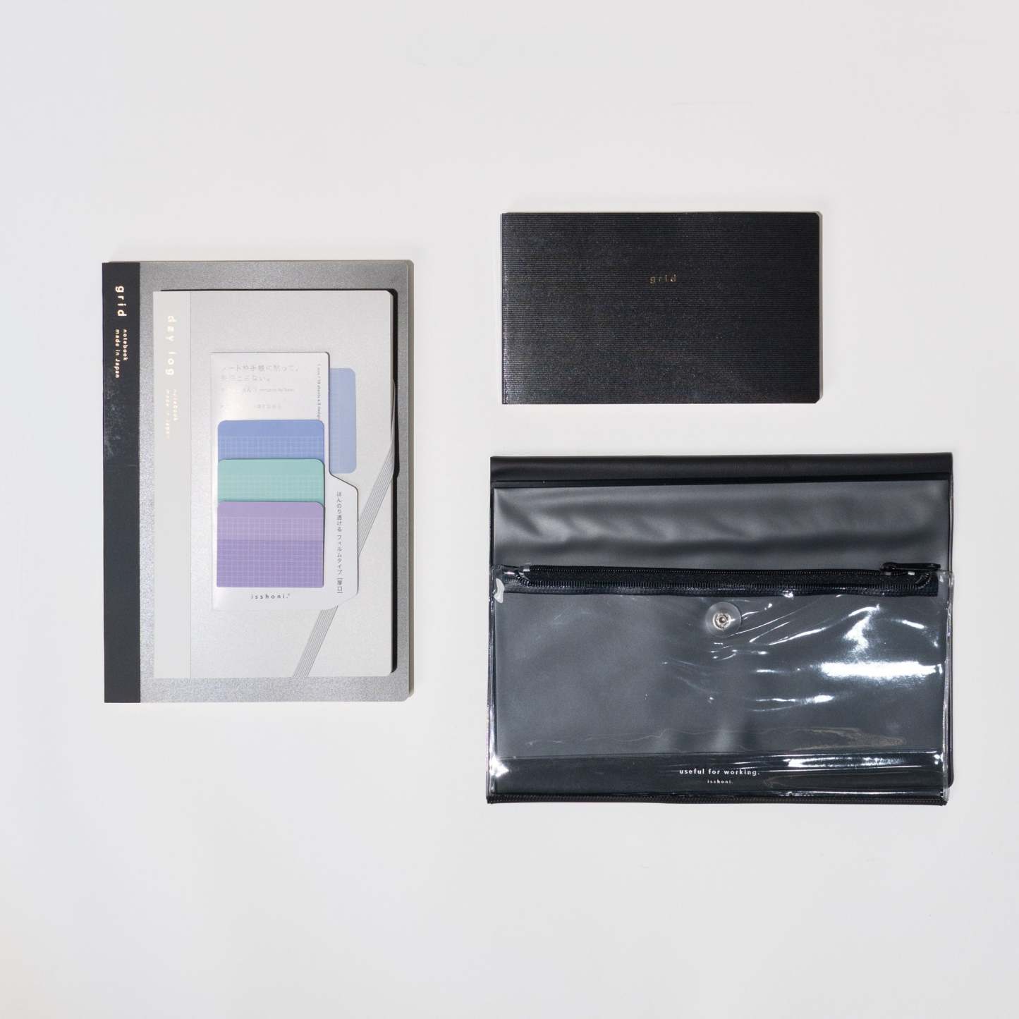 isshoni. Productivity Bundle: Black - bungu