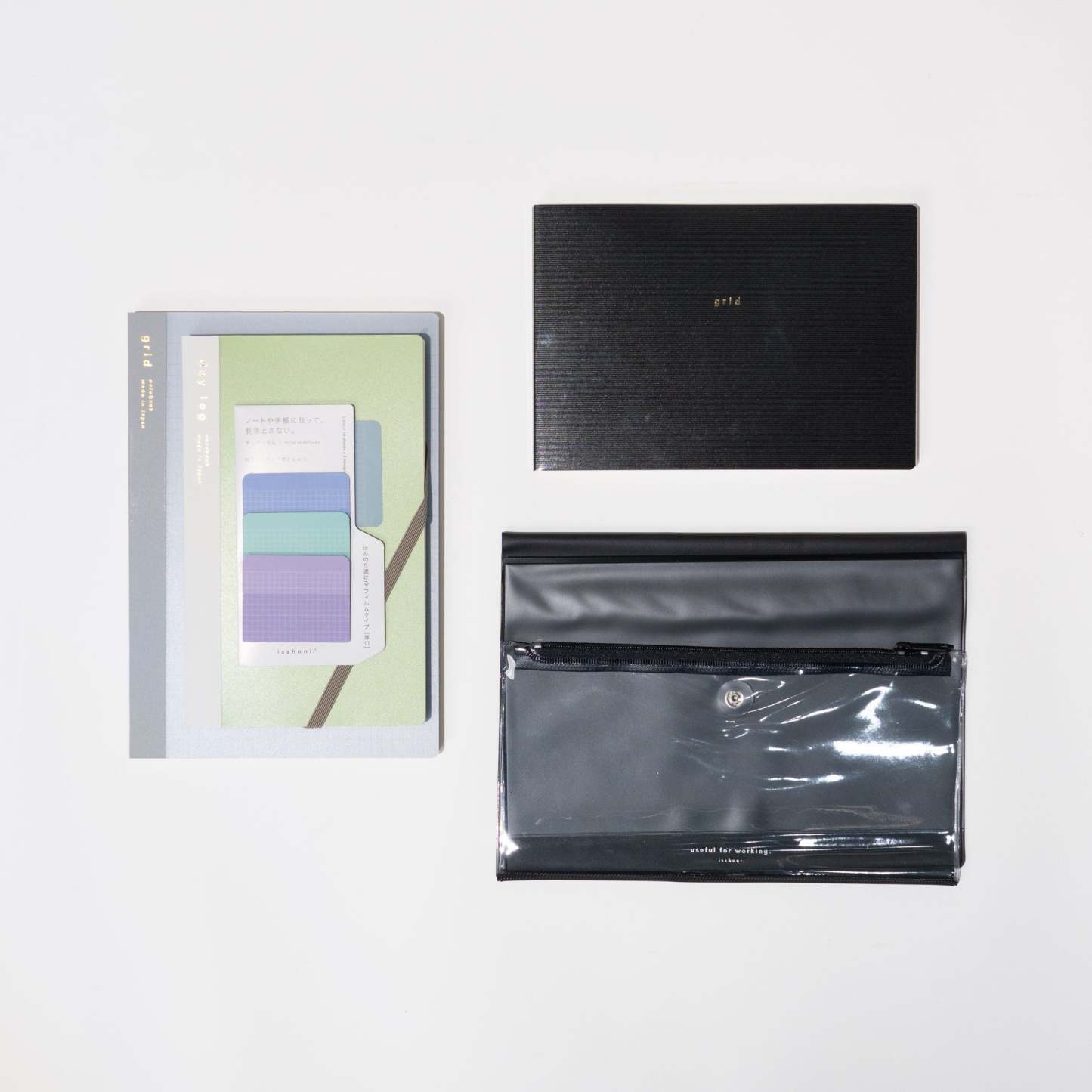 isshoni. Productivity Bundle: Black - bungu