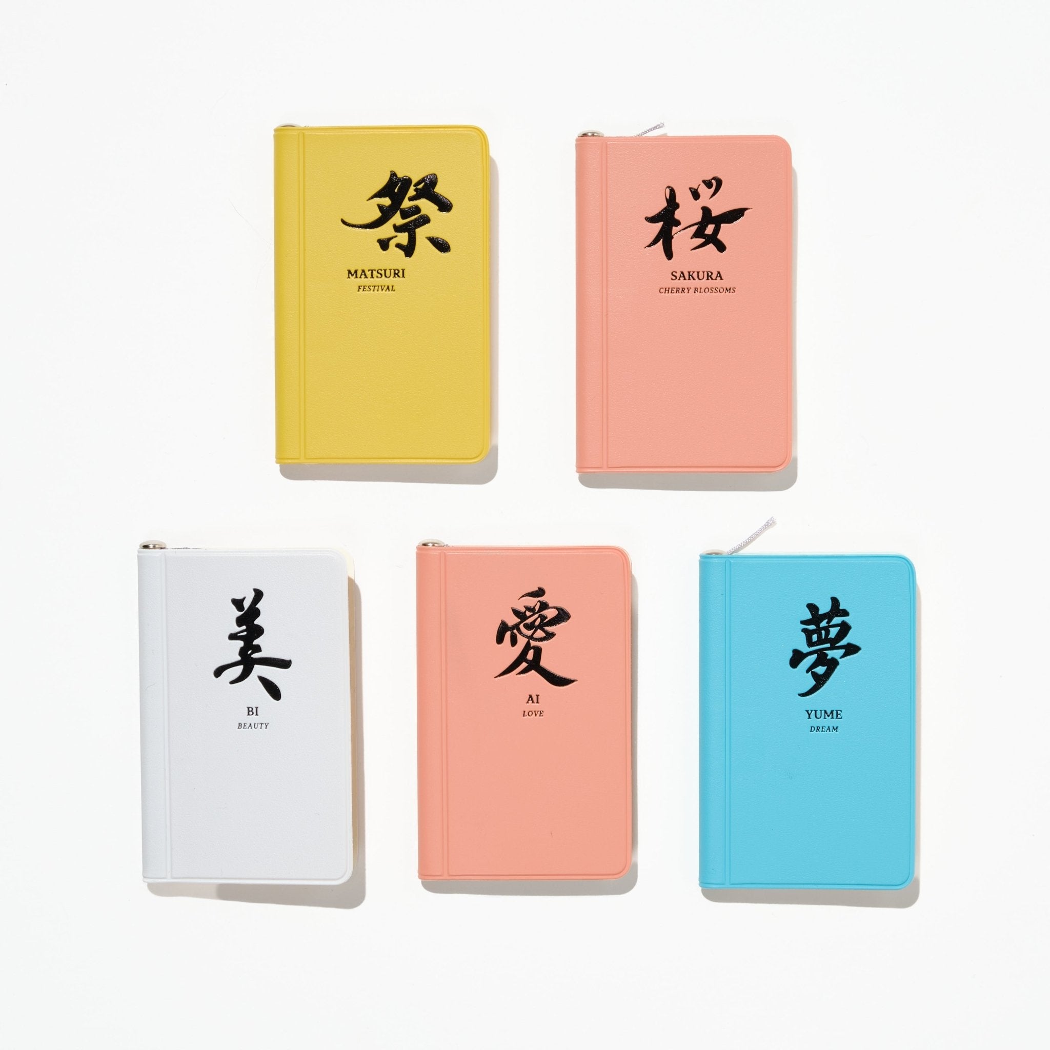 Kanji Design Notebook Memo Mini with Pencil / DAIGO - bungu
