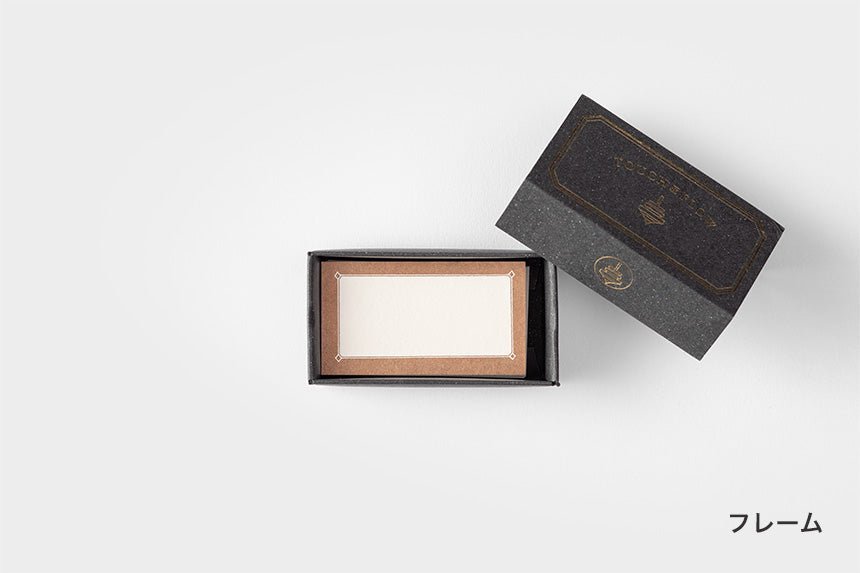 Letterpress Mini Message Cards / TOUCH & FLOW - bungu