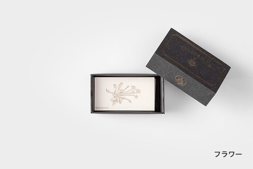 Letterpress Mini Message Cards / TOUCH & FLOW - bungu